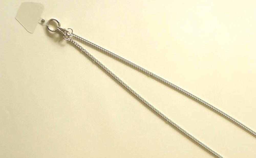 【LENERAオリジナルスマートフォンショルダー】 smartphone shoulder - yurve / silver 【079041】